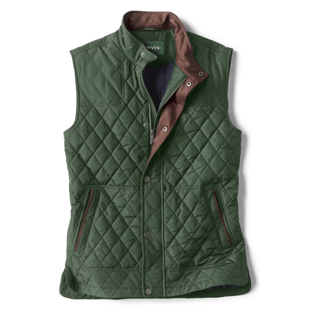 Orvis RT7 Quilted Vest Green Men's Large